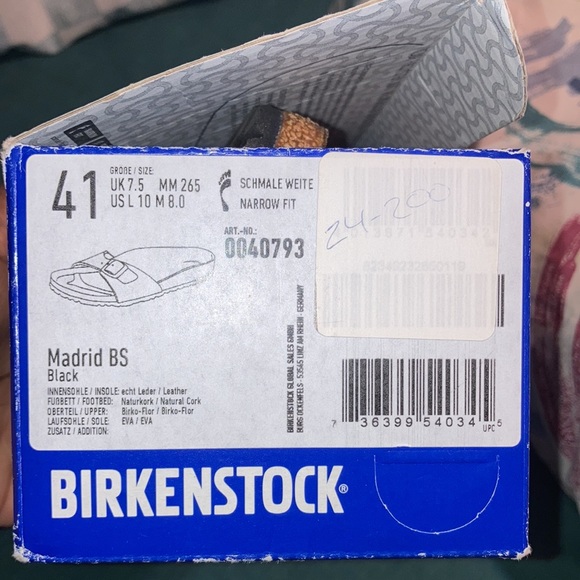 Birkenstocks (Madrid) size 10- worn once - Picture 3 of 7